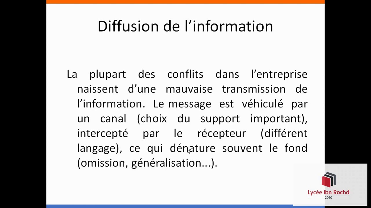 Chapitre 5: Diffusion de l'information