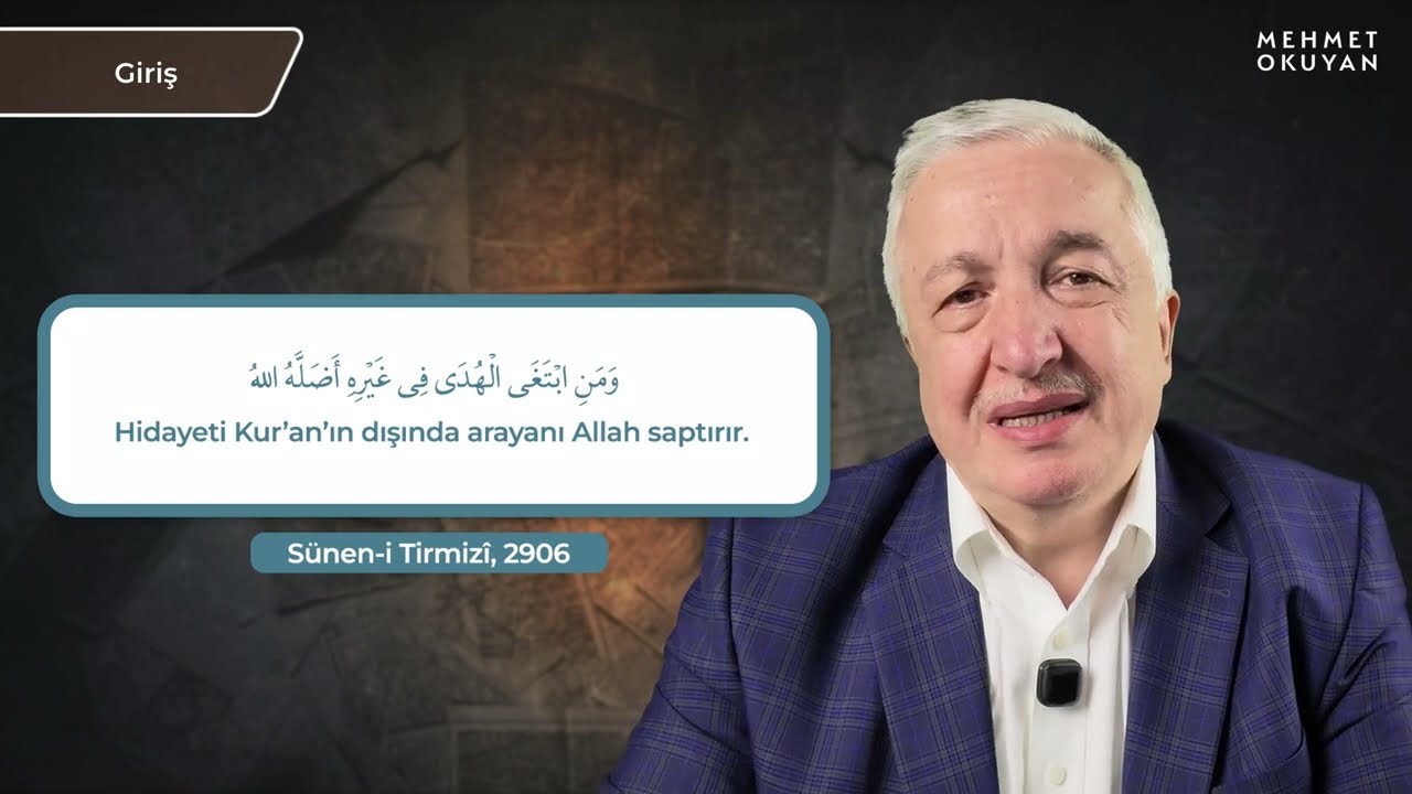 Giriş ve Fatih&acirc; Suresi - Kur&rsquo;an Tefsiri 1. Ders - Prof. Dr. Mehmet OKUYAN