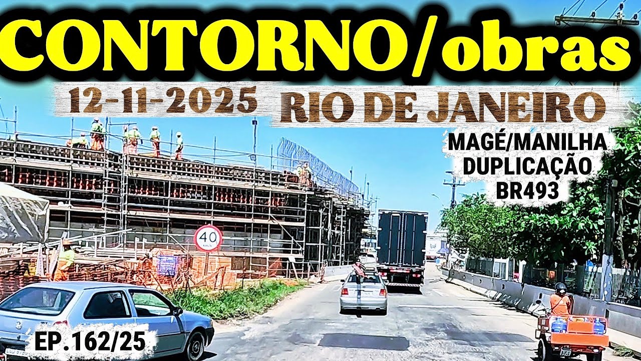 CONTORNO RIO DE JANEIRO MAG&Eacute; MANILHA BR493 OBRAS DE DUPLICA&Ccedil;&Atilde;O #contorno #riodejaneiro #duplica&ccedil;&atilde;o