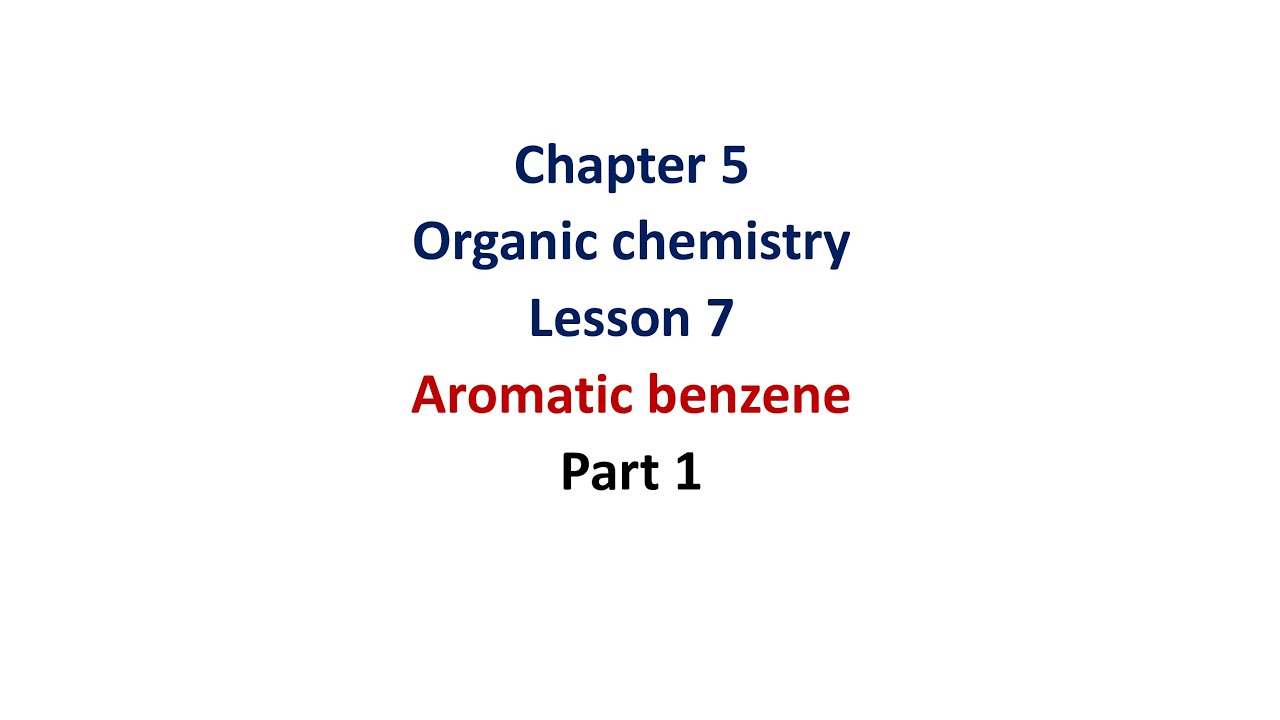 Chemistry , 3rd Sec , Chapter 5 , Organic chemistry , lesson 7 , part 1.