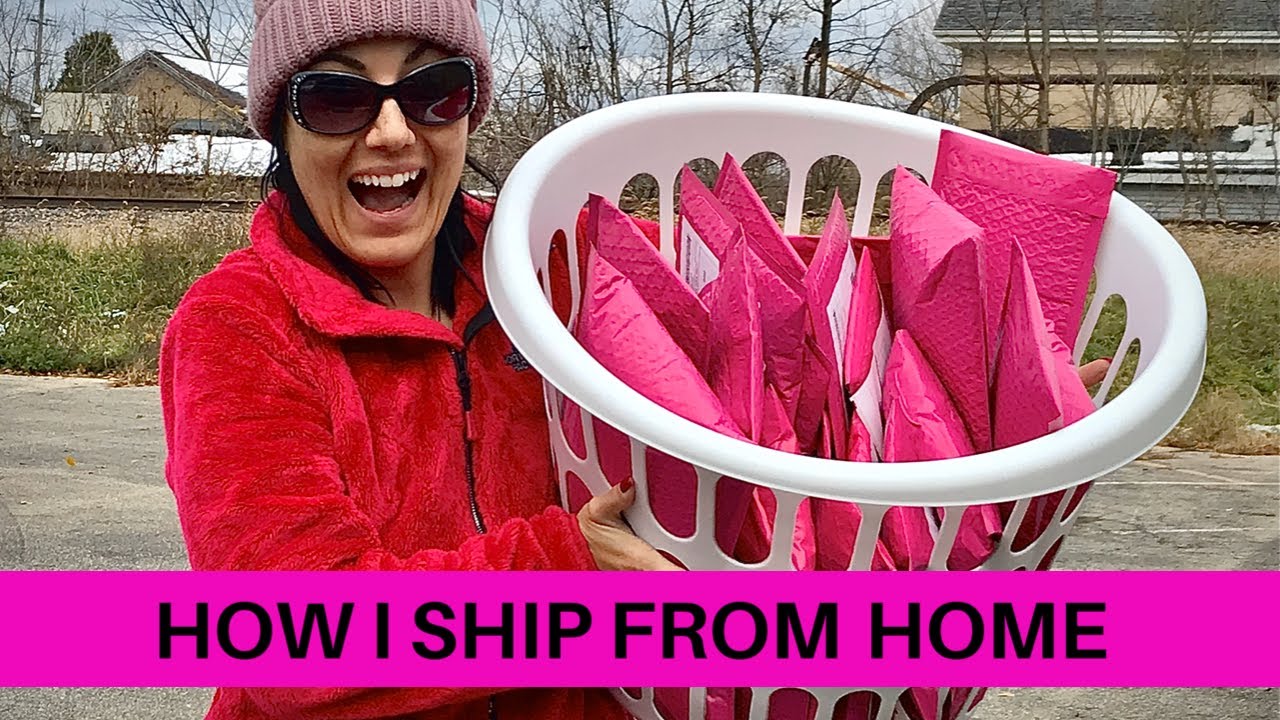How I print my own shipping labels from home!!