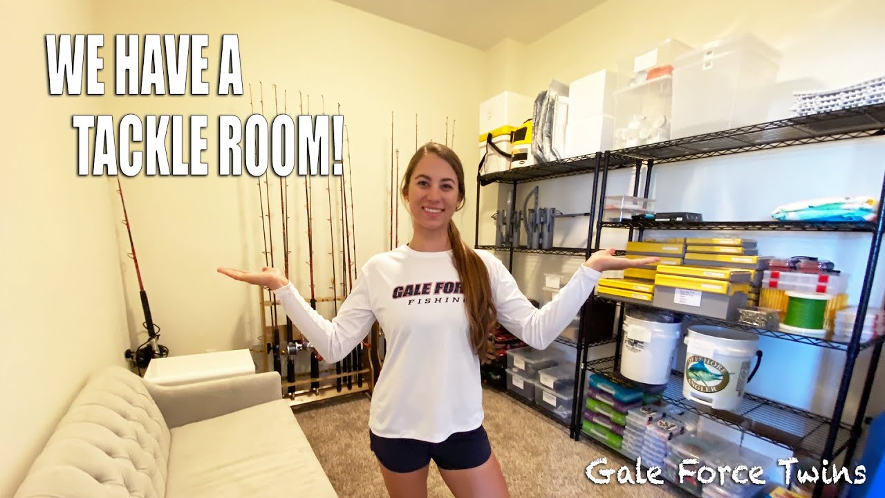 WE DESIGNED A TACKLE ROOM | Gale Force Twins