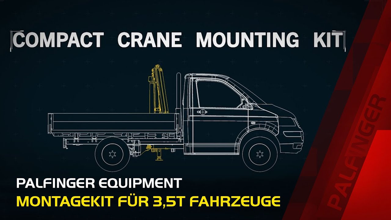 PALFINGER EQUIPMENT - Montagekit für 3,5t Fahrzeuge