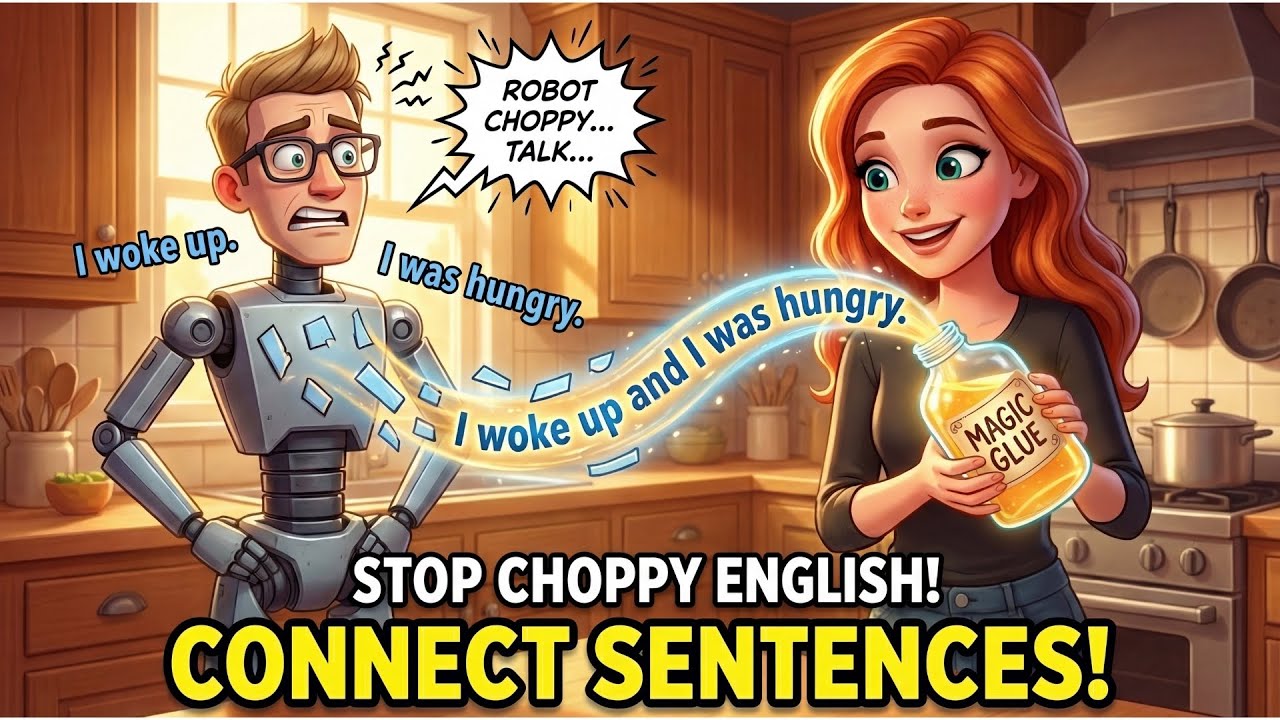 How to Use Connect Sentences in English | Learn English with Real Conversations Podcast