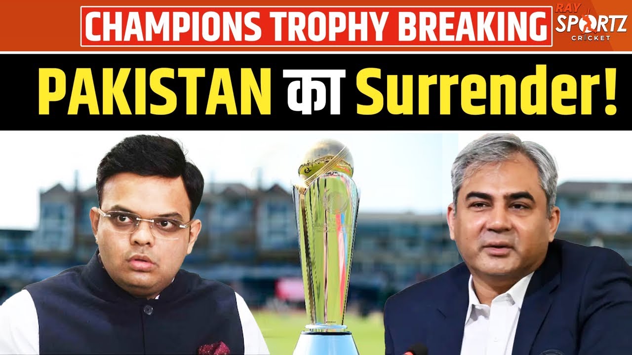 Champions Trophy Breaking: Pakistan Faces Backlash, Agrees to Hybrid Model; India to Play in Dubai