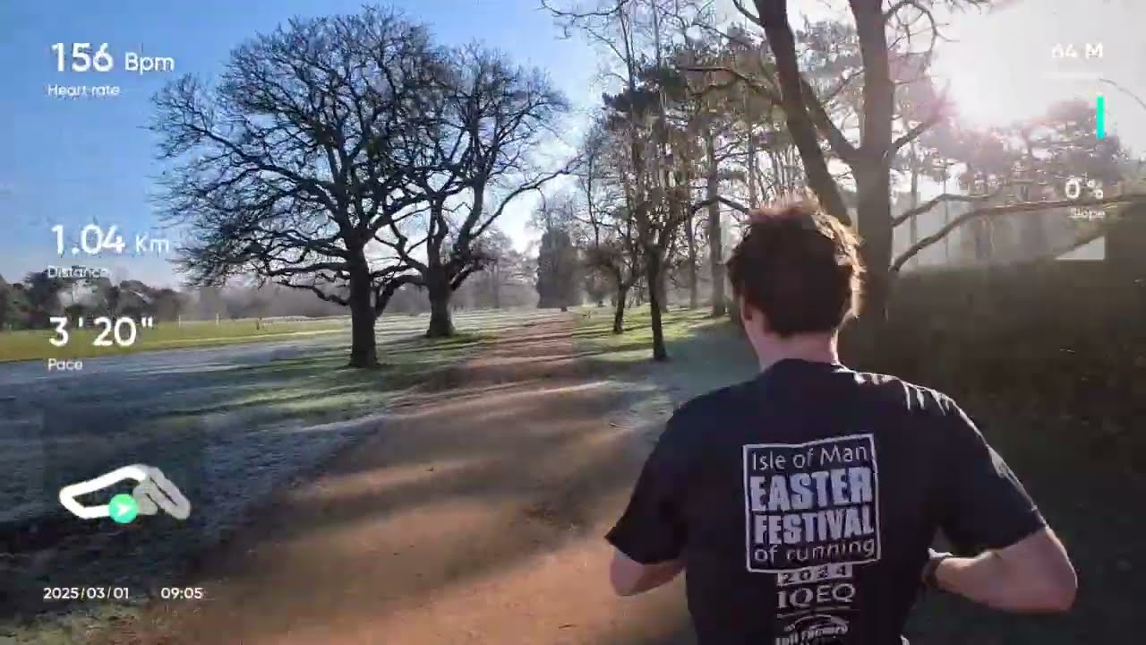Wish I'd Worn A Short Sleeve! University Parks parkrun 1/3/25 Full Run Video!