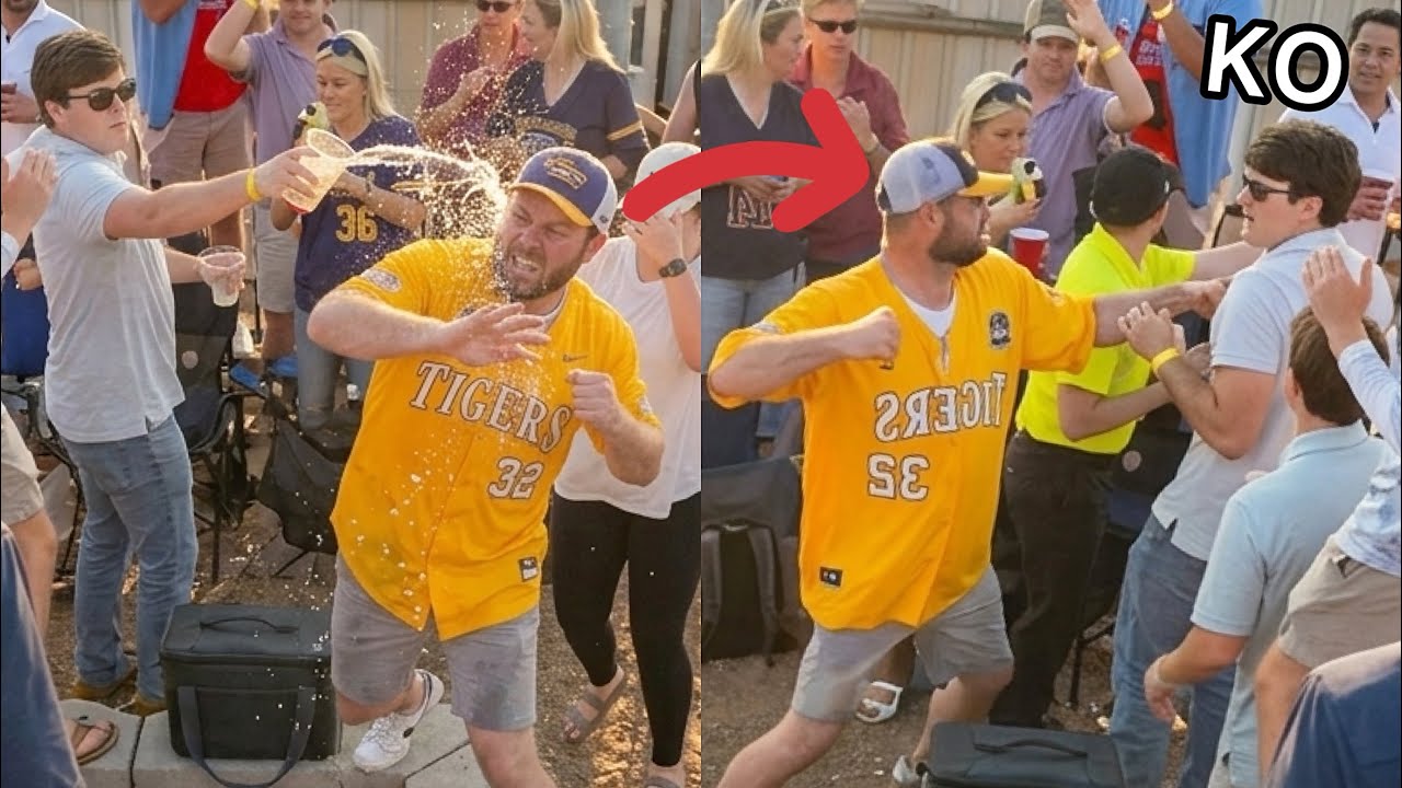 He Picked The WRONG Man To Throw A Drink At