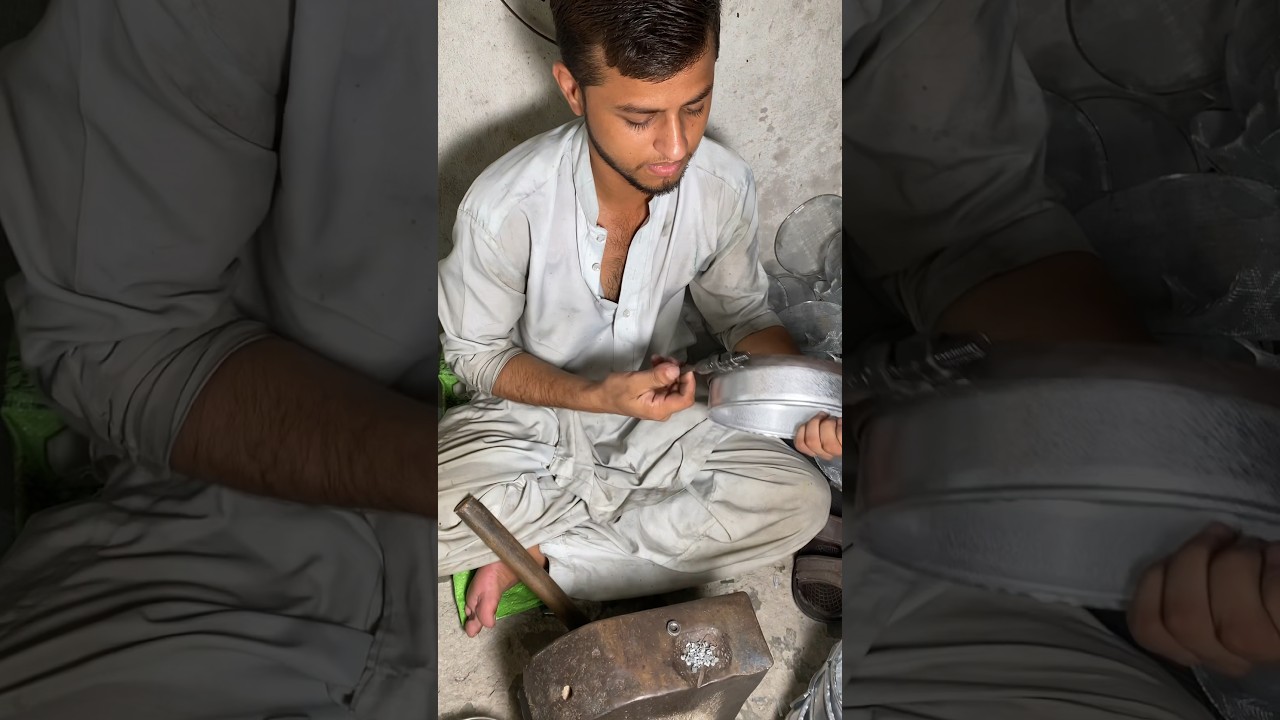 Stainless steel flour shifter making process #shorts #making #skills