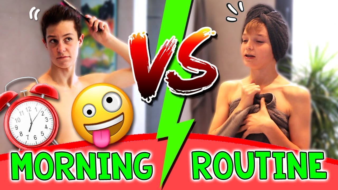 ¡RUTINA de MAÑANA de MATEO vs MORNING ROUTINE de HUGO! Las RUTINAS más LOCAS de los HERMANOS HAACK