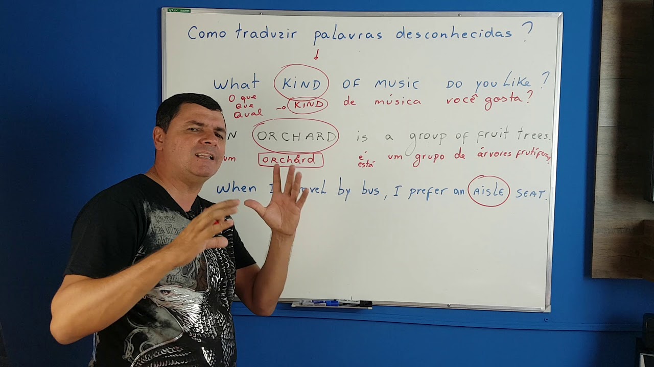 COMO TRADUZIR PALAVRAS DESCONHECIDAS EM INGLÊS