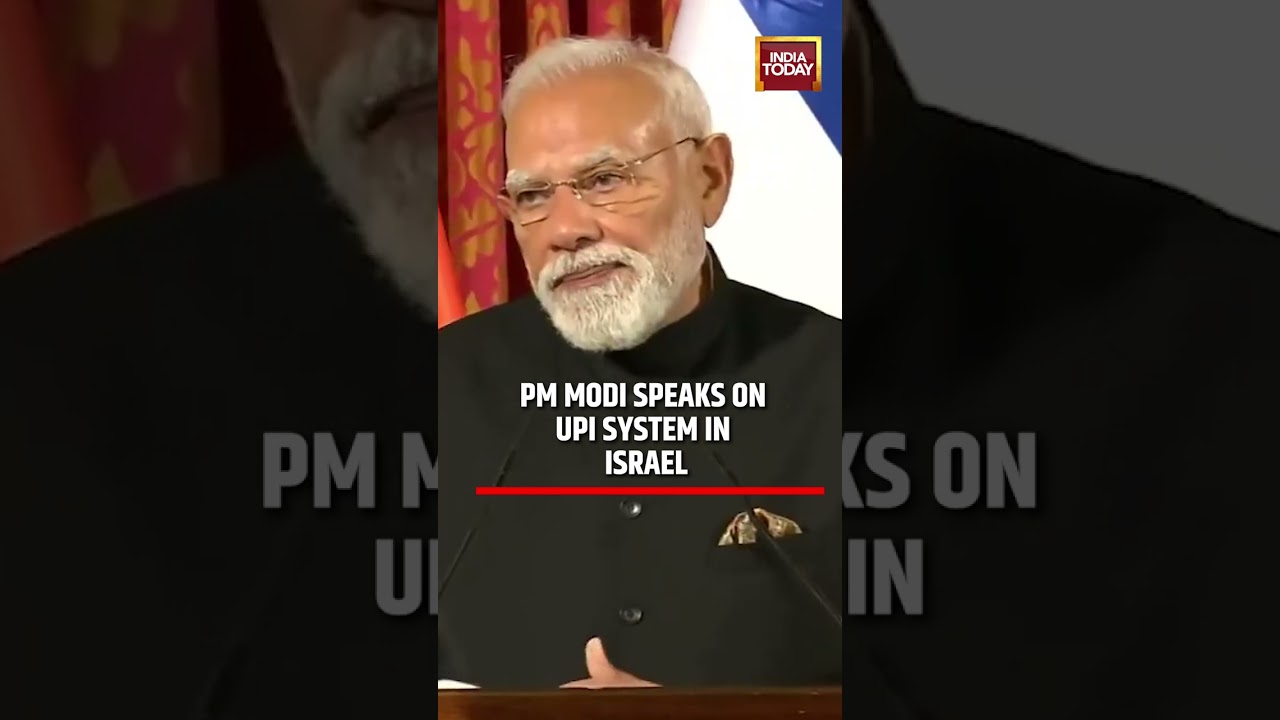 Prime Minister Narendra Modi Speaks on UPI in Israel | #shorts #narendramodi