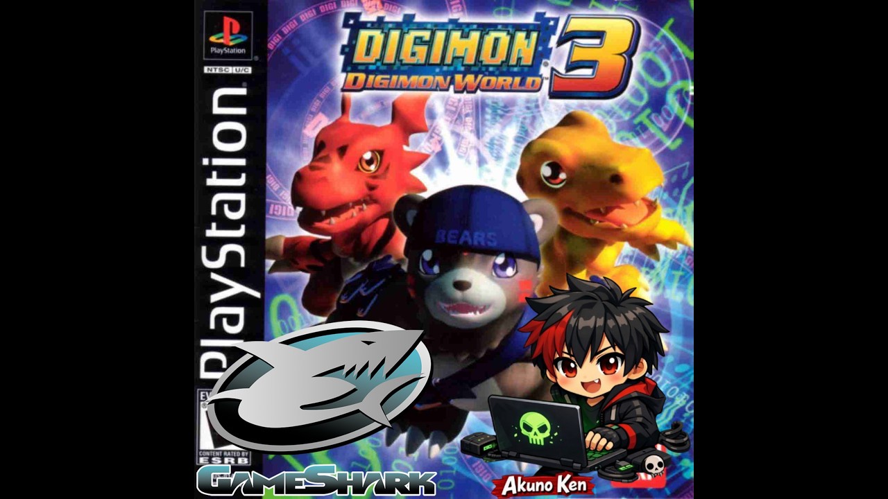 Читы для Digimon World 3 на PSX от Gameshark / Codebreaker