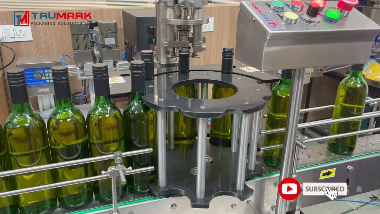ROPP Capping Machine for Wine Bottles | embouteillage automatique vin,