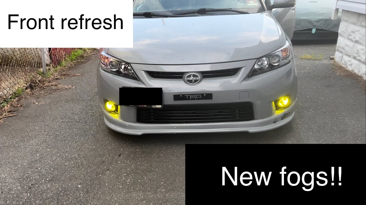How to replace / install new fog lights on a 2011-2016 Scion tC