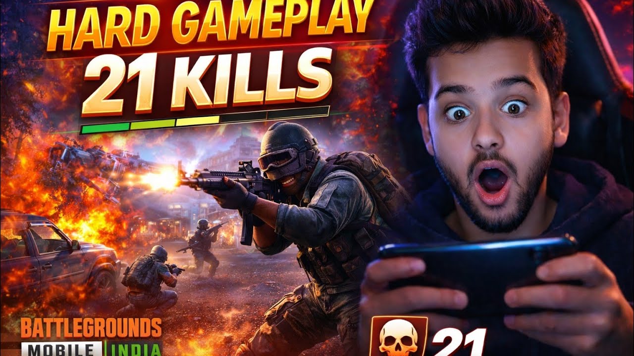 🙀One Man Army 😲 21 Kills in BGMI/Bgmi New video/bgmi hard GemPlay/Bgmi video/Pubg New video #bgmi 