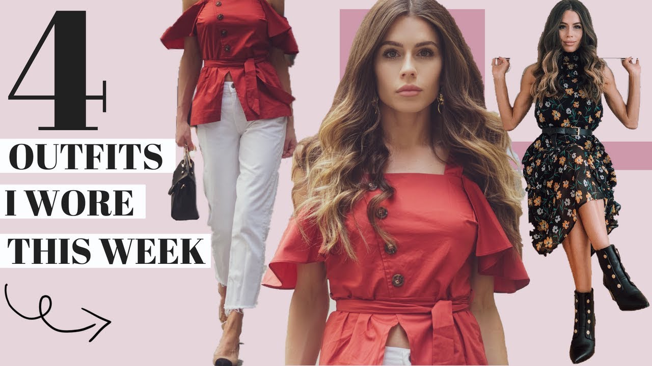 What I Wore This Week | Meeting with Josie Maran in NYC | 4 Outfit Look Book
