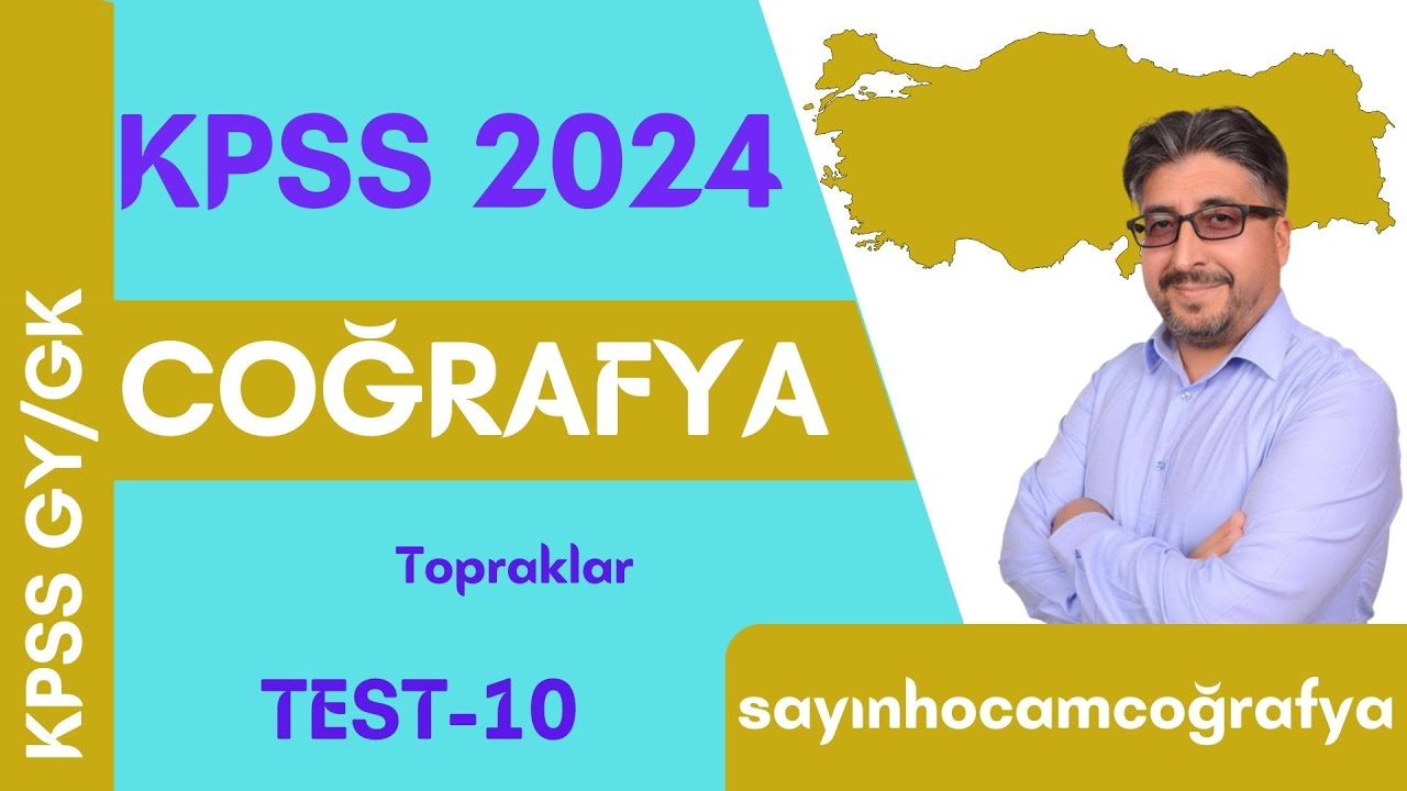 HASAT ZAMANI SORU BANKASI TEST-10 TOPRAKLAR #coğrafya #kpss #tyt #ayt