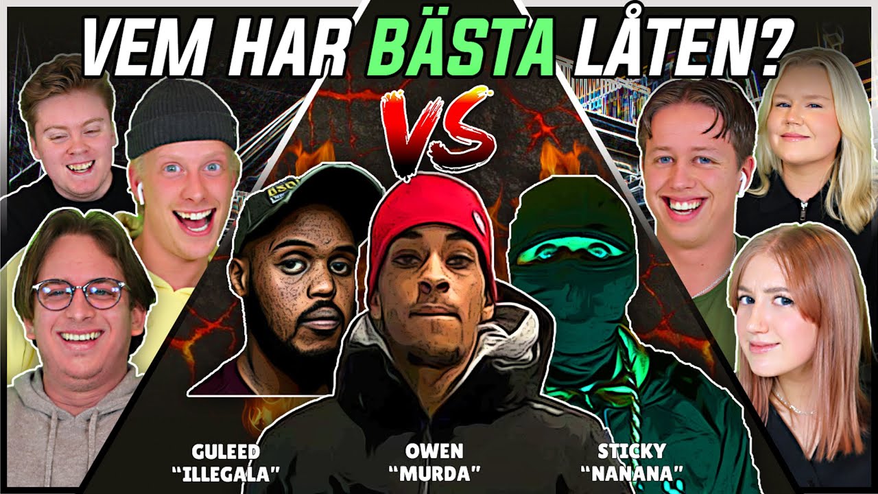 VEM HAR BÄSTA LÅTEN? (Owen, Guleed, Sticky) | Swedish Rap Reaction | #62