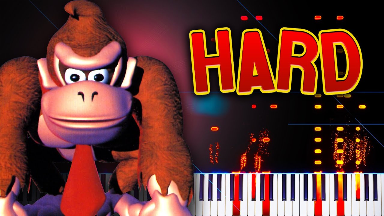 Simian Segue (Menu Music from Donkey Kong Country) - Piano Tutorial