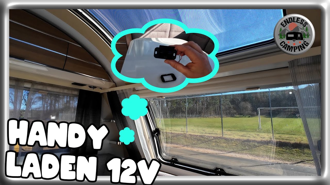 Handy Aufladen mit 12V Netz im Wohnwagen gelöst