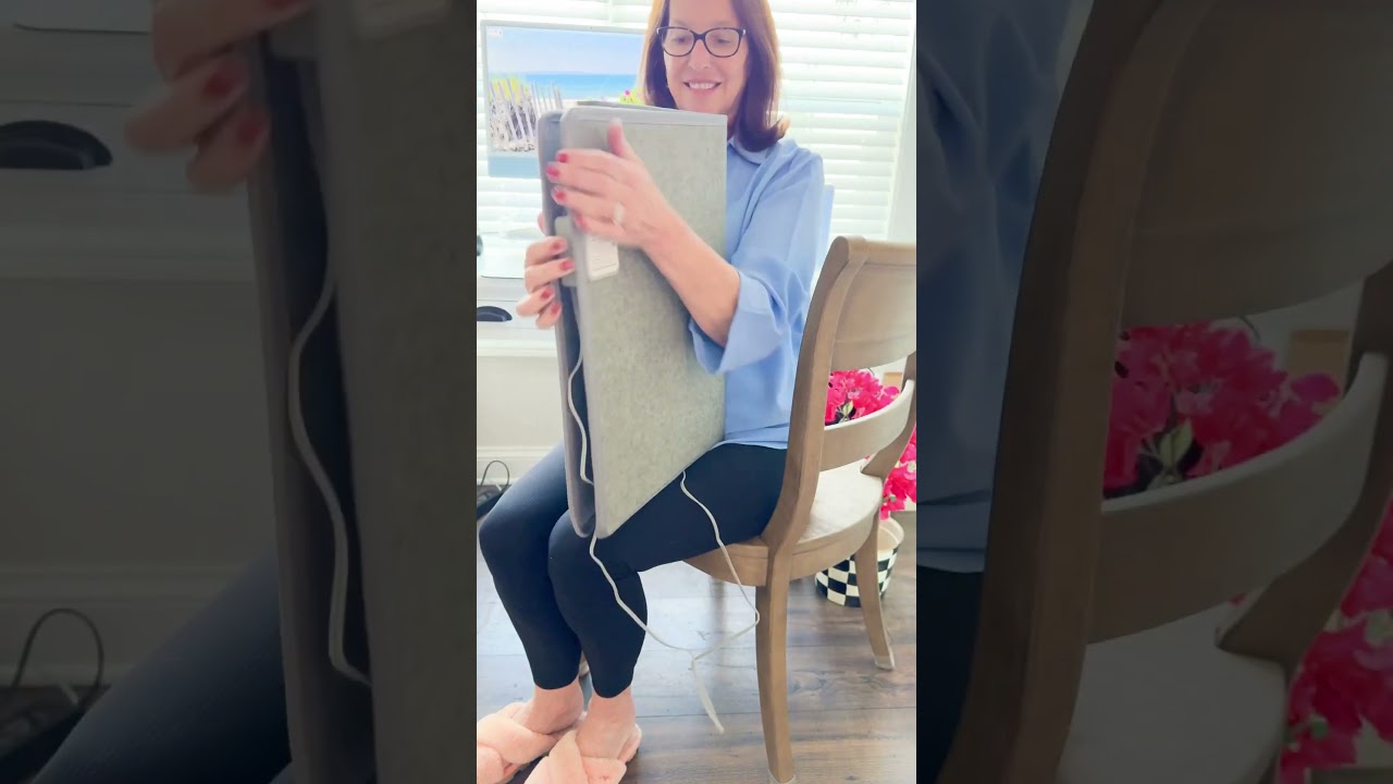 foldable space heater for under your desk ! genius idea -