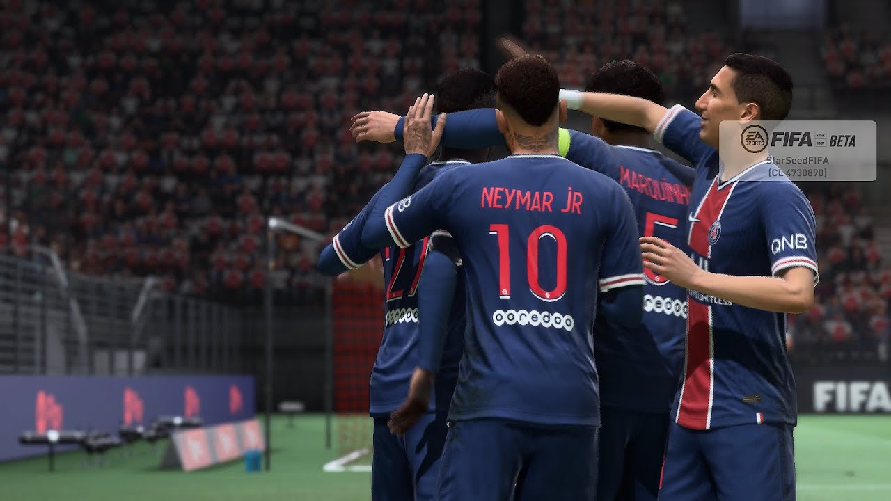 FIFA 22 BETA Gameplay - Stade de Reims vs Paris Saint-Germain (Old Gen)