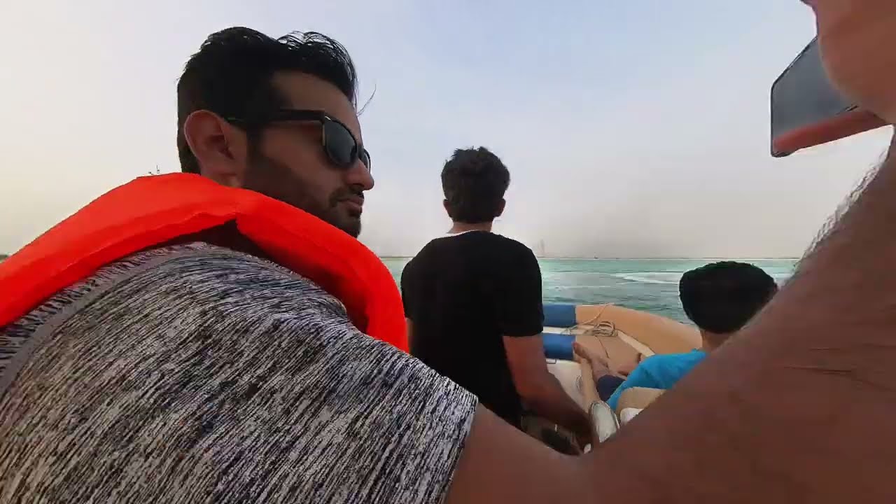 Boat Trip Abu Dhabi UAE Yas Marina to Maya Island