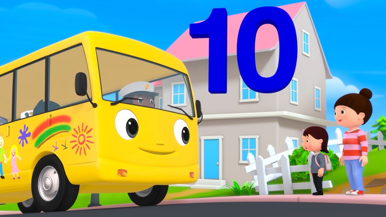 Zehn kleine Busse | Kinderlieder | Little Baby Bum Deutsch | Cartoons für Kinder
