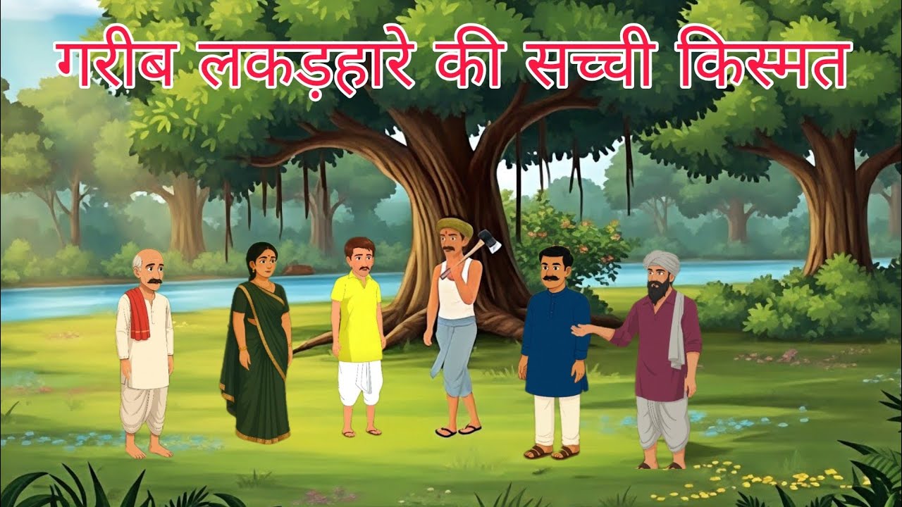 गरीब लकड़हारे की सच्ची किस्मत”| HINDI STORIES | HINDI KAHANIYAN | MORAL STORIES | KAHANI |