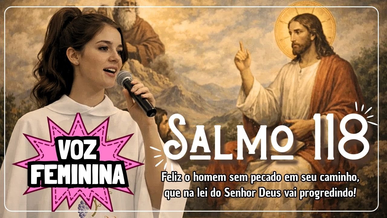Salmo 118  - Feliz o homem sem pecado em seu caminho, que na lei do Senhor Deus vai progredindo FEM