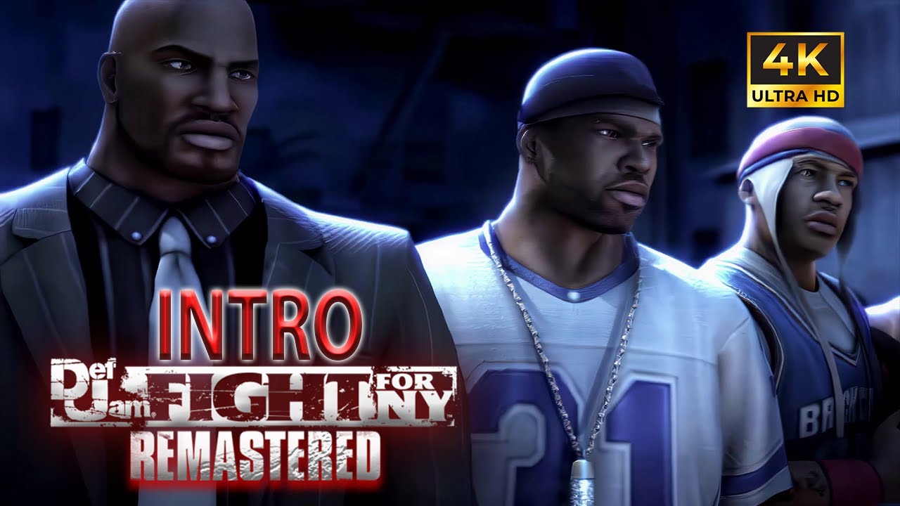 Вступление Def Jam Fight For NY Remastered 4k HDR