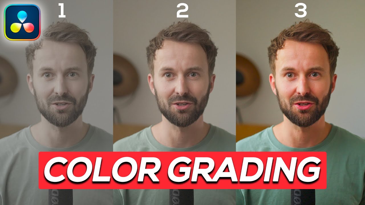 Color Grading LOG in Davinci Resolve Tutorial | Deutsch
