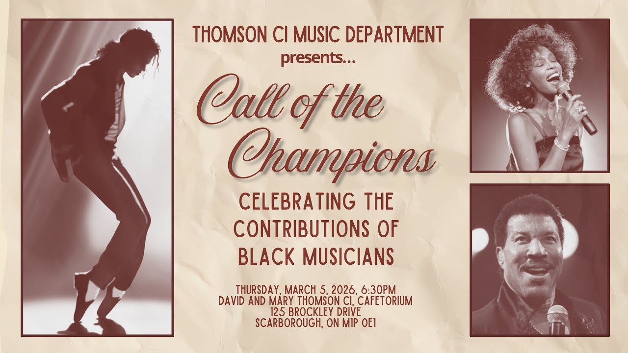 Call of the Champions - Celebrating the Contributions of Black Musicians | March 5, 2026
