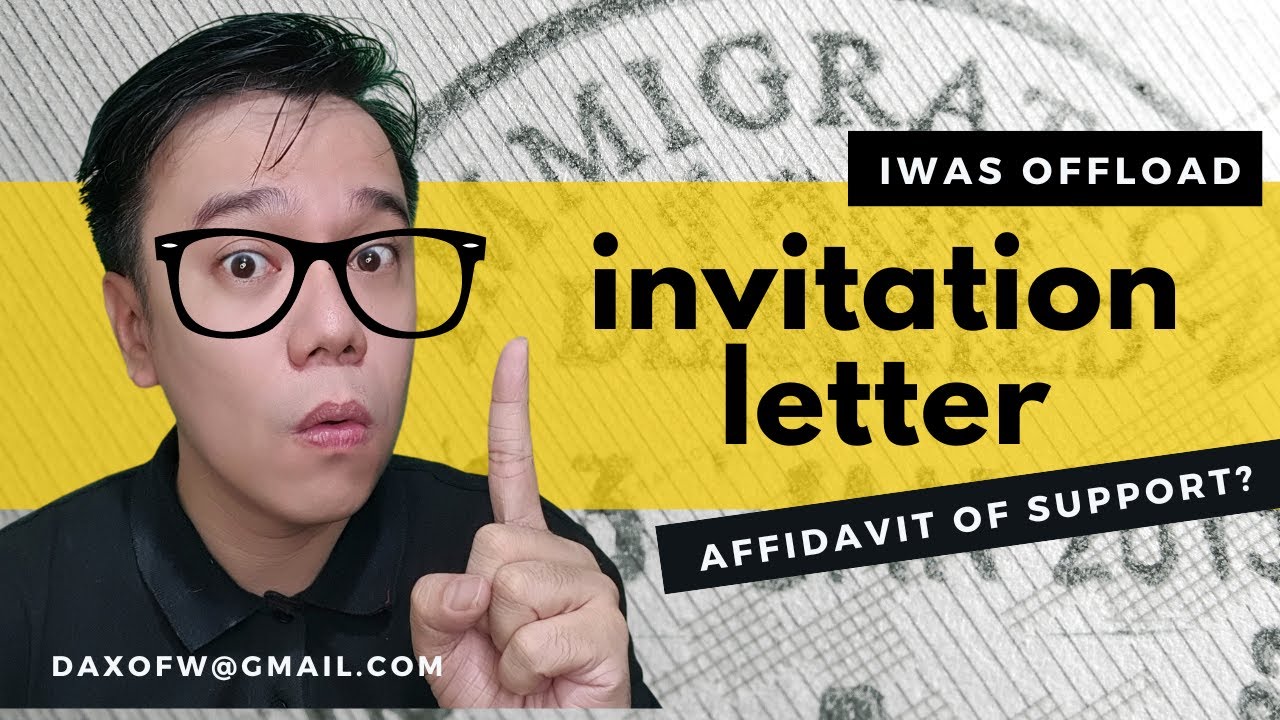 Invitation Letter Pagpila sa Immigration ? | Iwas Offload Tips | daxofw channel