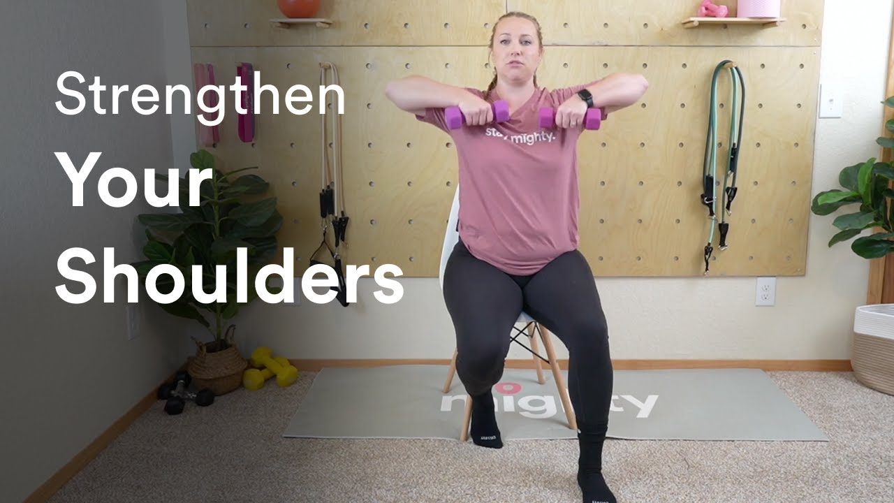 Shoulder Mobility Chair Workout for Shoulder Strength and Shoulder Pain