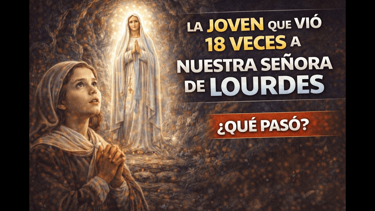 Increible aparicion de Nuestra Señora de Lourdes en Francia.