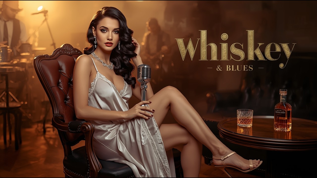 Deep Classic Whiskey Blues 🌙 Nostalgic Slow Blues Guitar for a Calm Timeless Night