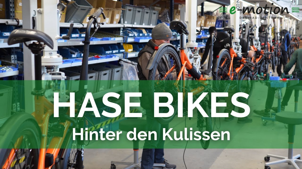 HASE BIKES Dreiräder Produktion und Werksbesichtigung 🐇 | Pino, Trigo, Kettwiesel, Lepus