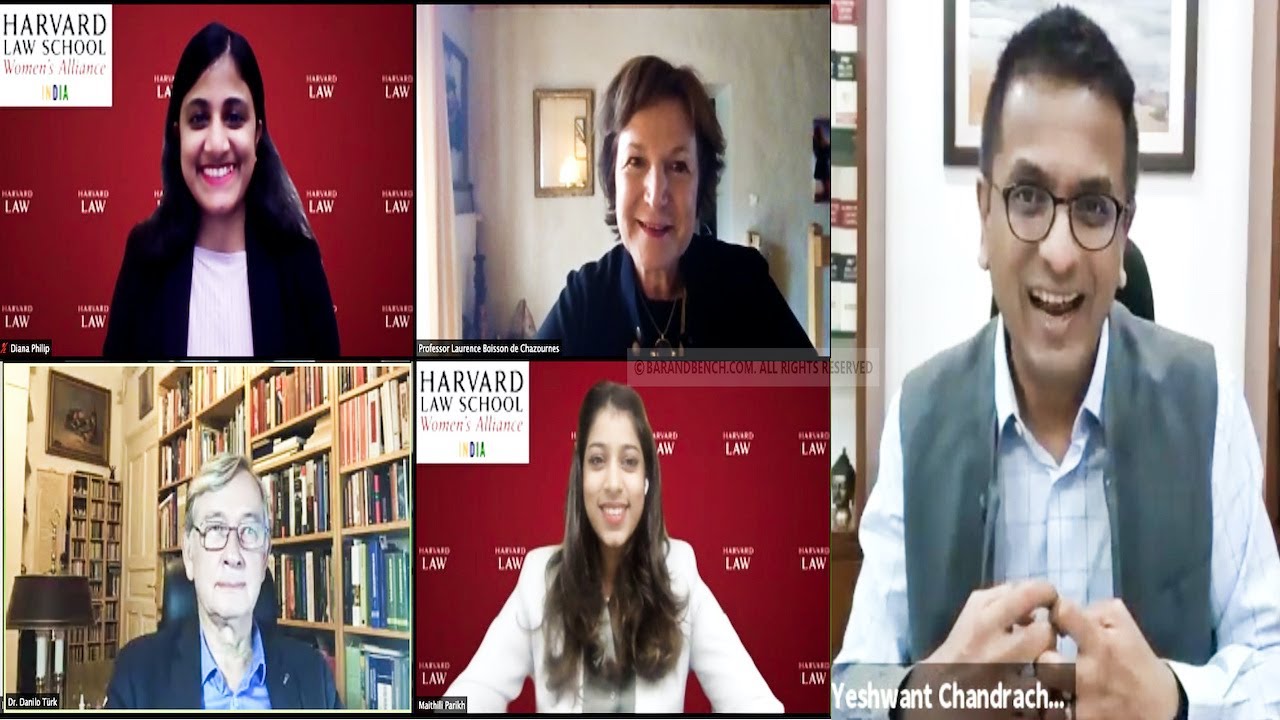 Justice Chandrachud, HE Turk and Professor Laurence on Journeys into the Globalized Legal World