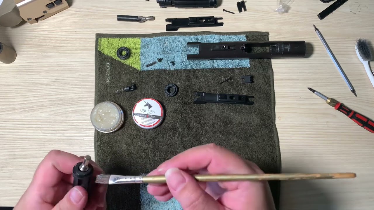 MARUI MWS M4 BOLT FIX with UNICORN AIRSOFT Complete Reinforced Nozzle SET 槍機飛機損壞 維修 更換獨角獸飛機組