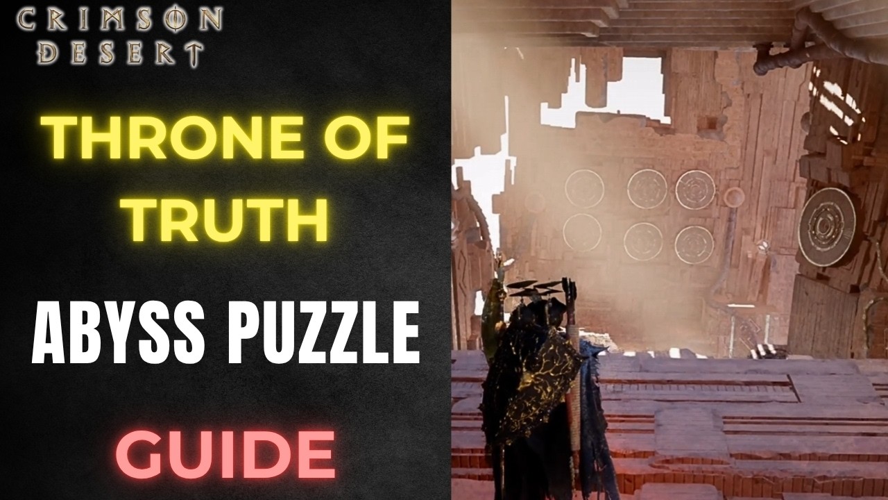 Crimson Desert - Throne of Truth Abyss Puzzle - COMPLETE Walkthrough