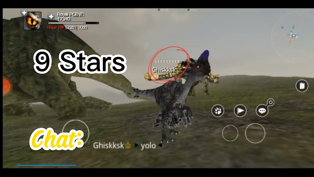 Dinos Online:Review some mods in 2.2.1 version(Some banners, chats and menu stats)