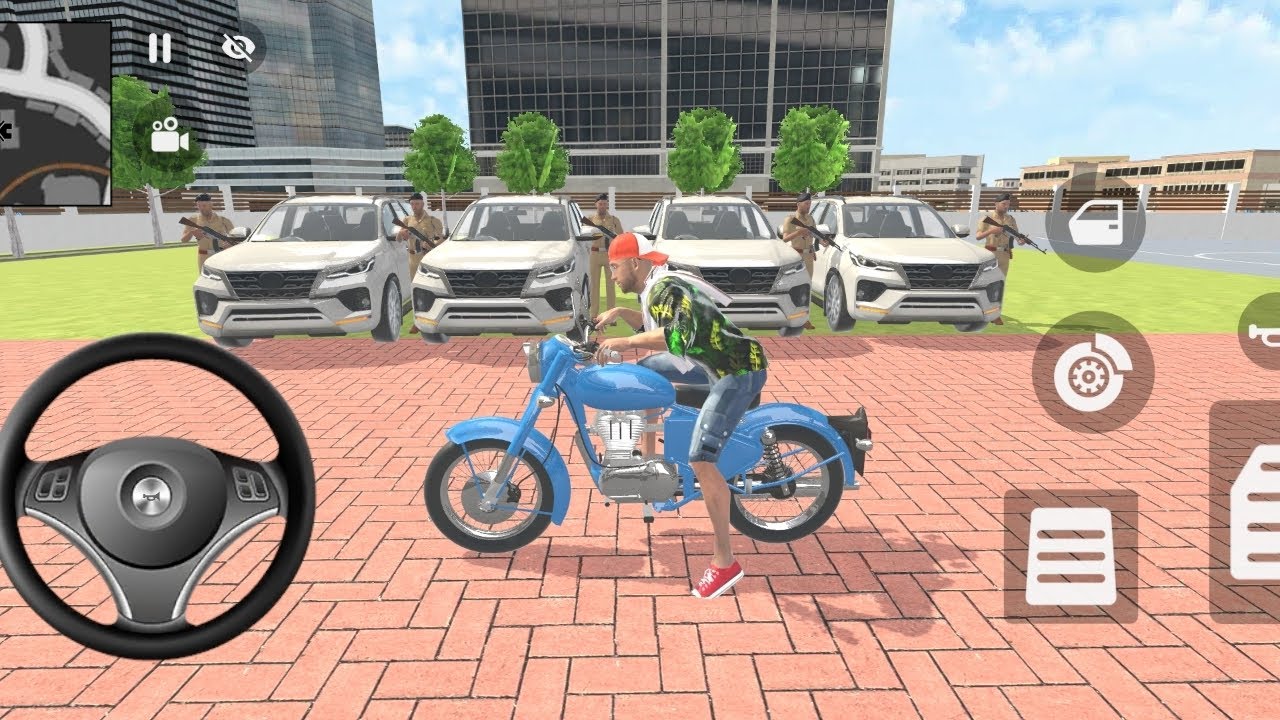 🎮Franklin order by 4️⃣ fortuner in Indian 🇮🇳 theft auto simulator 🎮