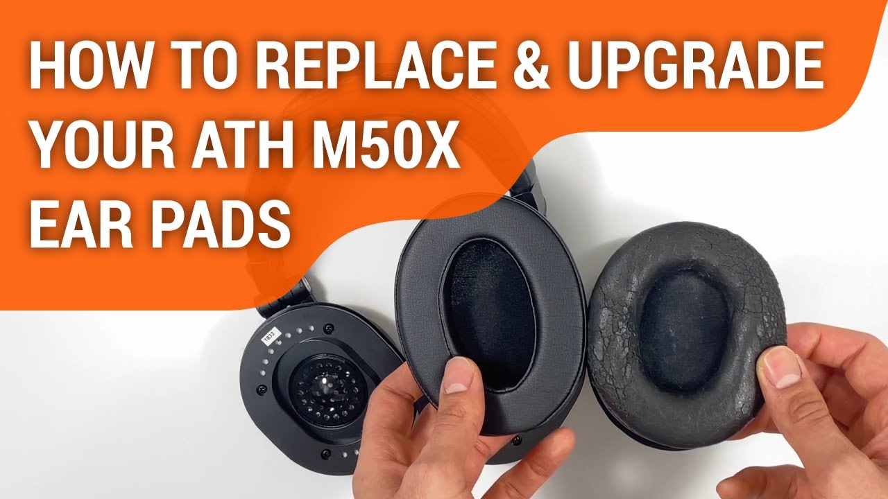 Как заменить и обновить амбушюры ATH M50X