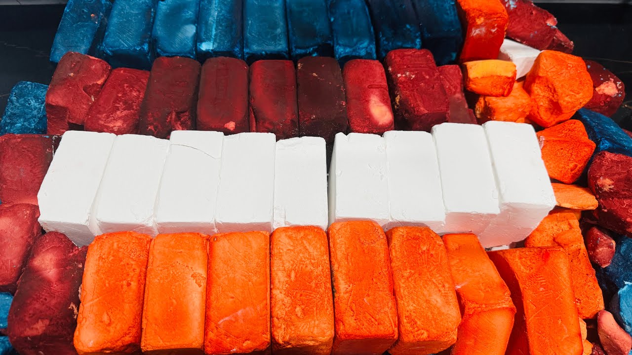 Thanks For 35k Subscribers | Fresh Dyed Gym Chalk Crush | Oddly Satisfying ASMR