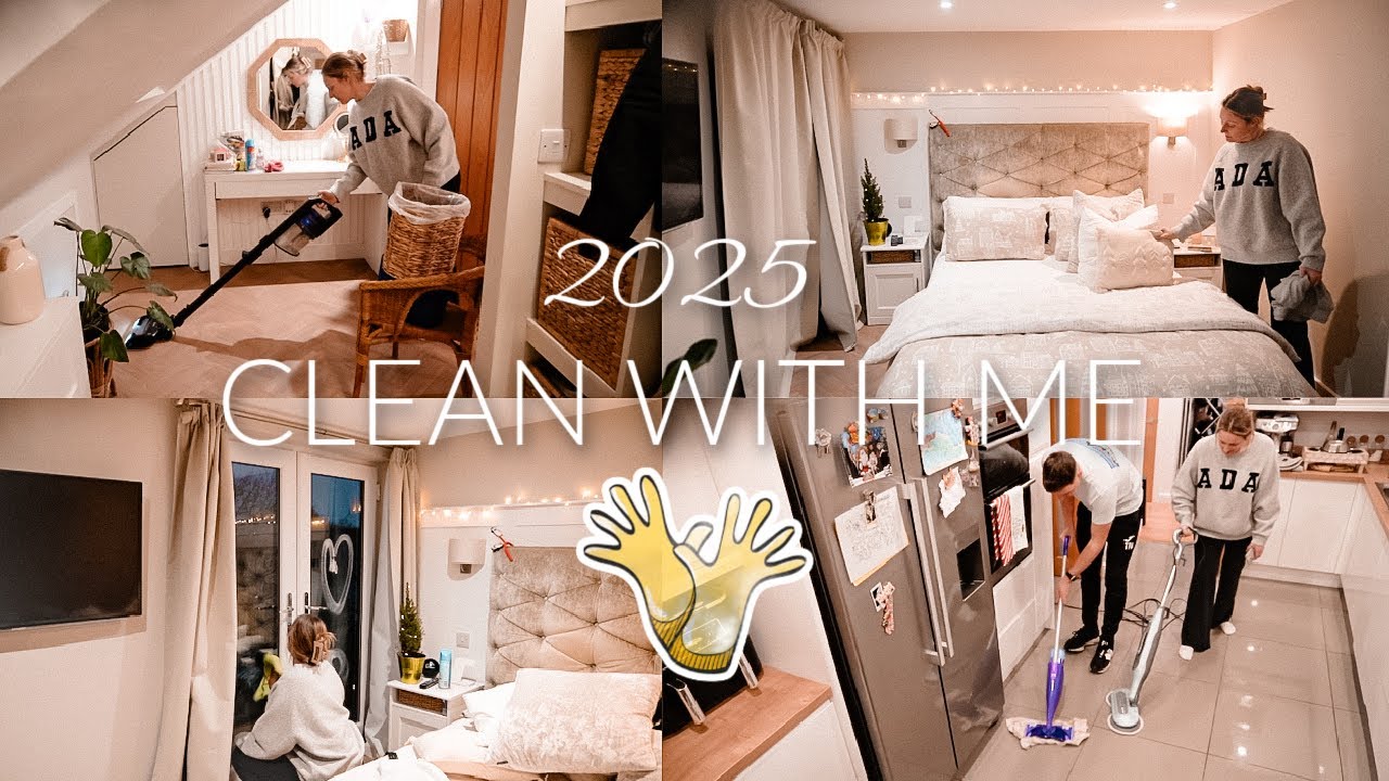 COSY WINTER CLEAN WITH ME | SPEED CLEAN MY HOUSE WITH ME | Emma Nightingale