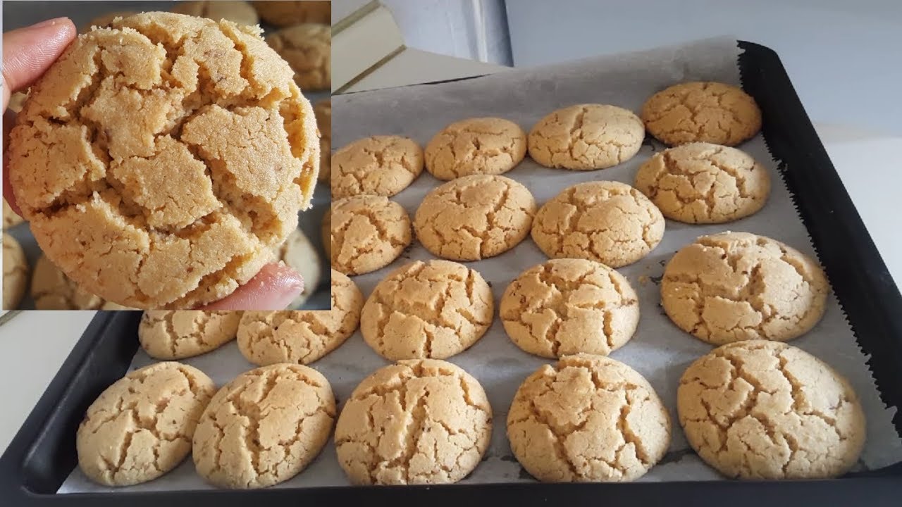 غريبة البهلة ناجحة مشقة بدون دلك و بدون صفيحة خاصة ب غريبة و المذاق رائع / حلويات عيد الأضحى 2019