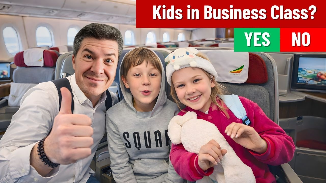 Kids in Business Class? I take two children on Ethiopian Airlines to test!
