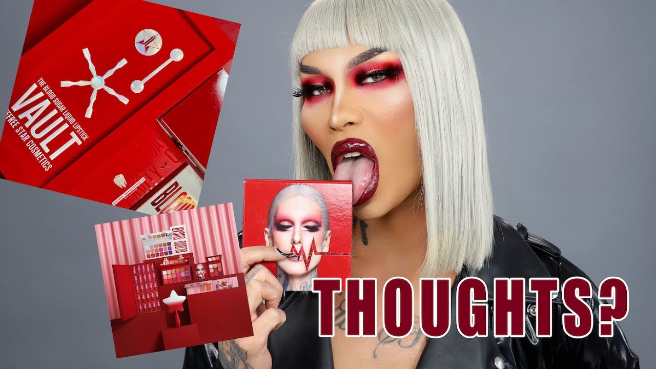 JEFFREE STAR CAVITY PALETTE & BLOOD SUGAR ANNIVERSARY COLLECTION FIRST IMPRESSION | Kimora Blac
