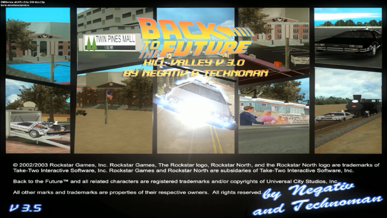 GTAVC HillValley 0.2f v3.0 [1885~2015] Game Play